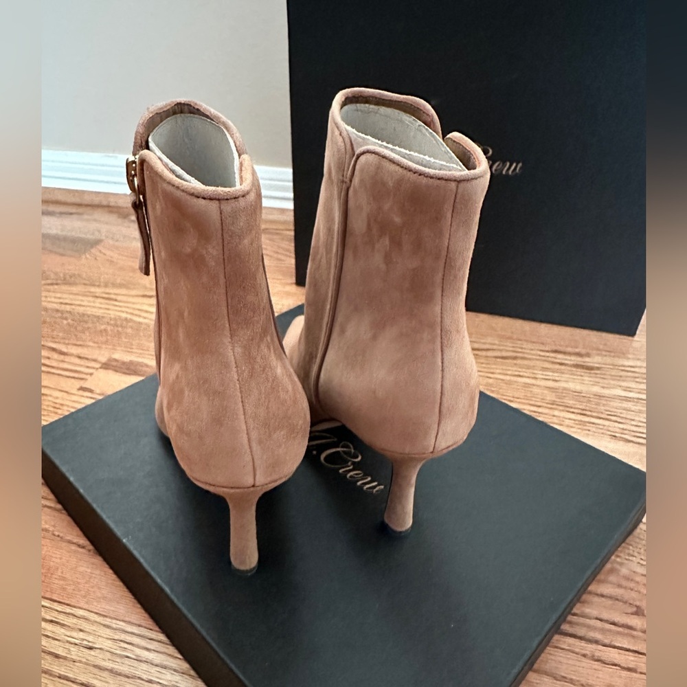 J. Crew Pointed-toe ankle boots in suede - Picture 4 of 12
